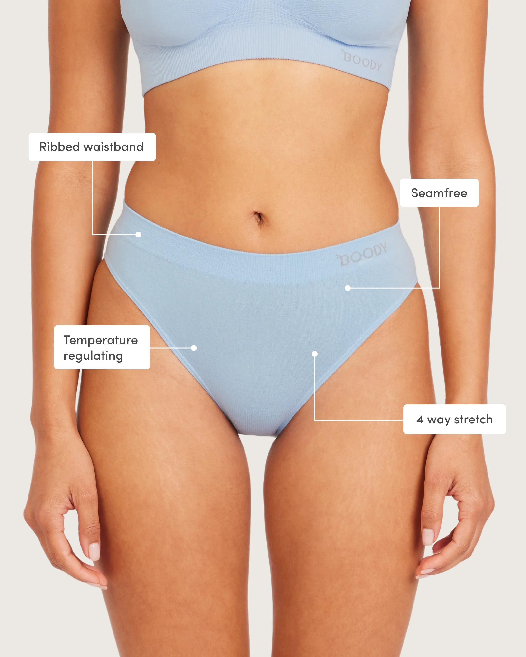 Classic Bikini - Sky Blue - Image 4