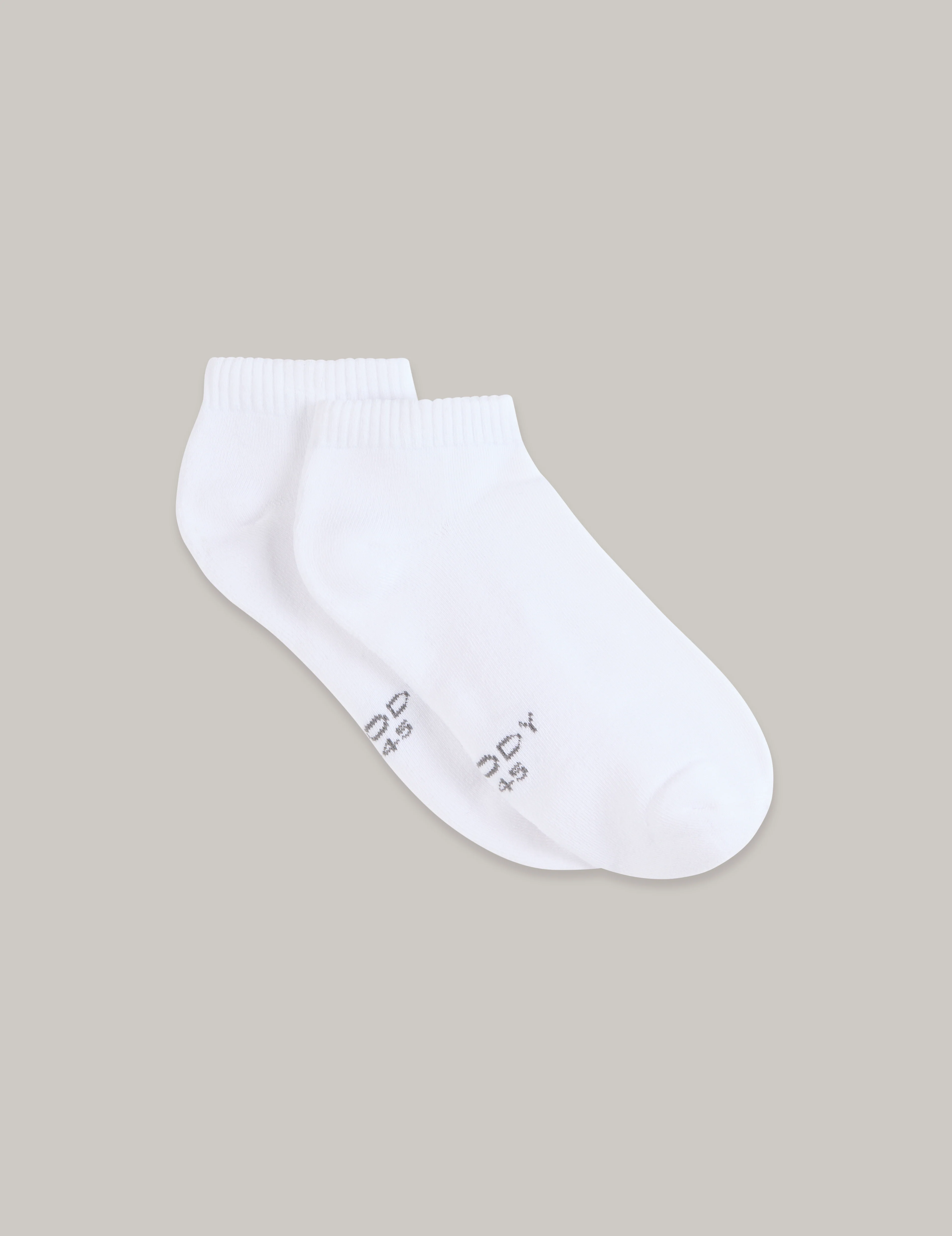 Cushioned Ankle Socks - White - Image 4