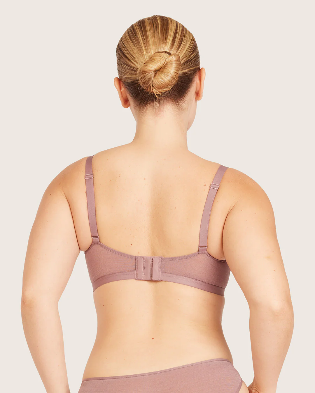 FreeMesh Crop Bralette - Mauve - Image 15