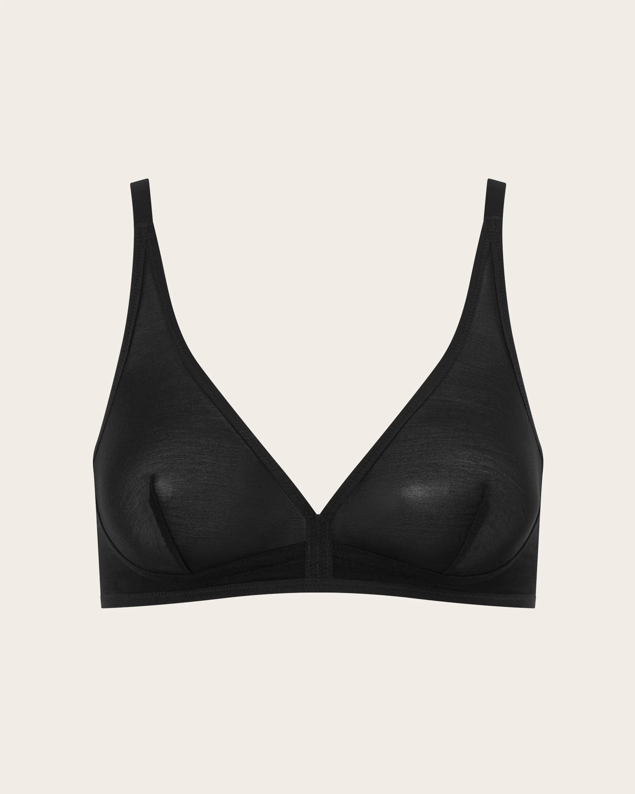FreeMesh Plunge Bralette - Black - Image 16