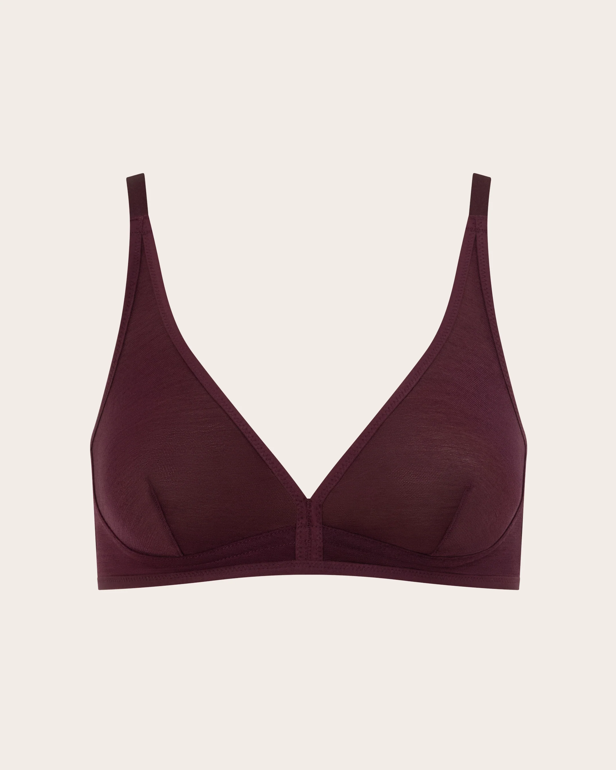 FreeMesh Plunge Bralette - Fig - Image 14