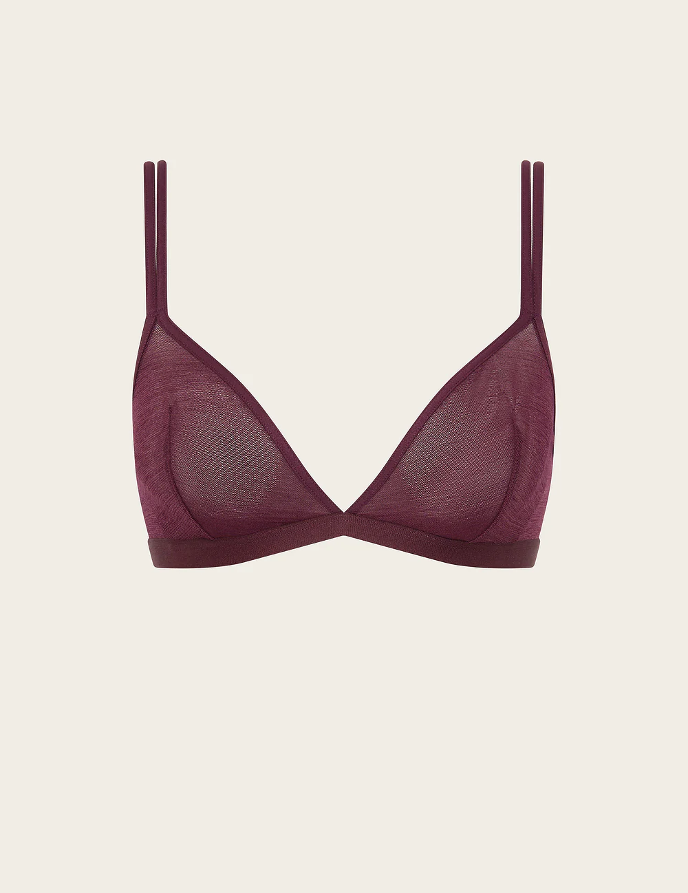 FreeMesh Triangle Bralette - Fig - Image 11