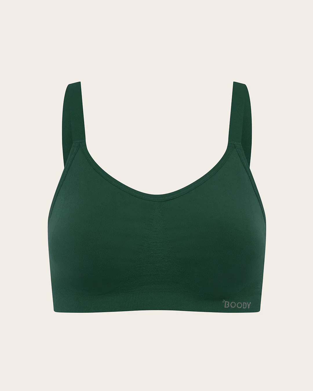 Full Bust Wireless Bra - Emerald Green - Image 13