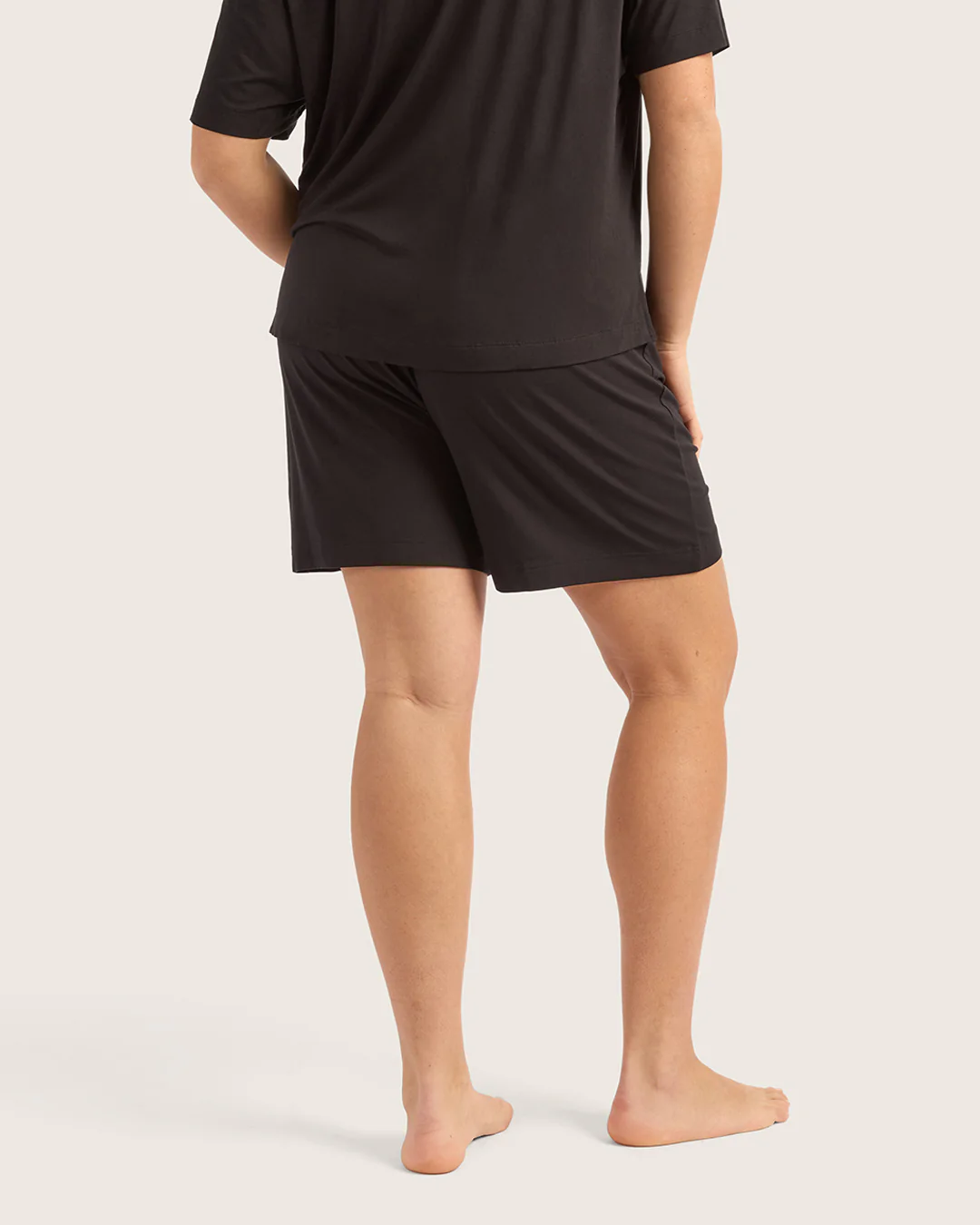 Goodnight Long Sleep Shorts - Black - Image 16