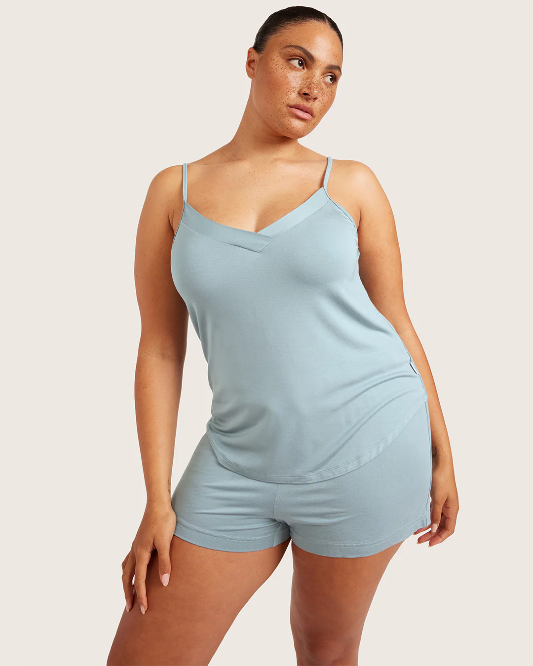 Goodnight Sleep Shorts - Mineral Blue - Image 12