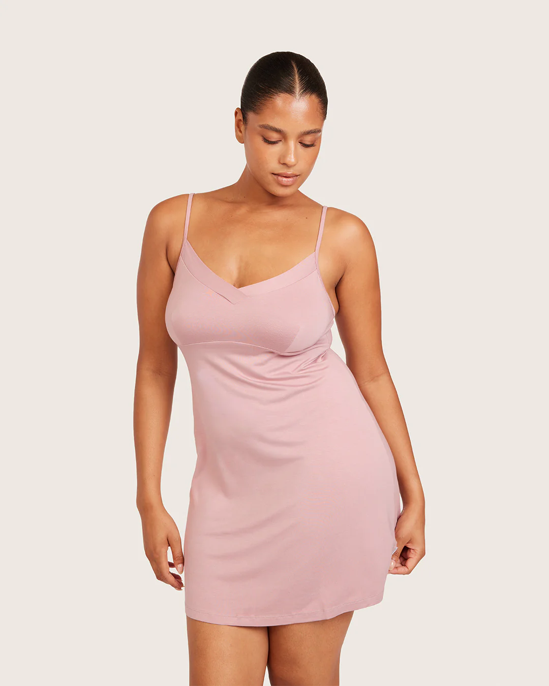 Goodnight Slip Sleep Dress - Lilac - Image 11