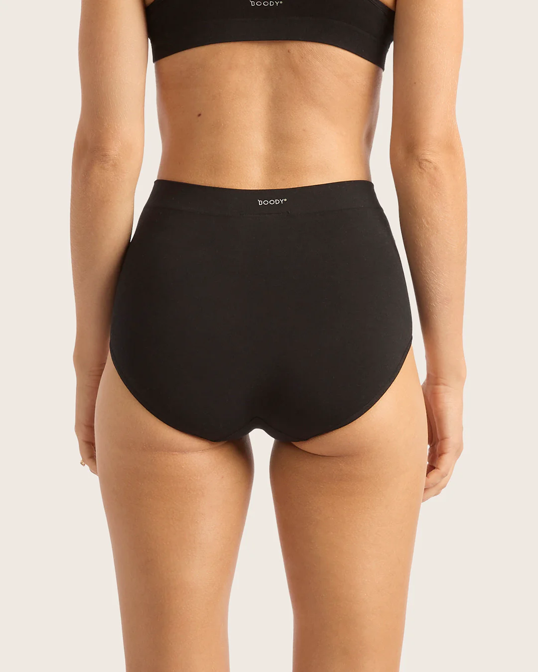 LYOLYTE Full Low Leg Briefs - Black - Image 2