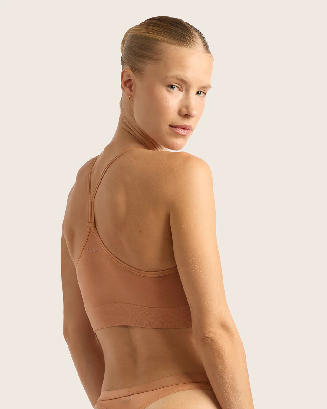 LYOLYTE Racerback Bralette - Dune - Image 2