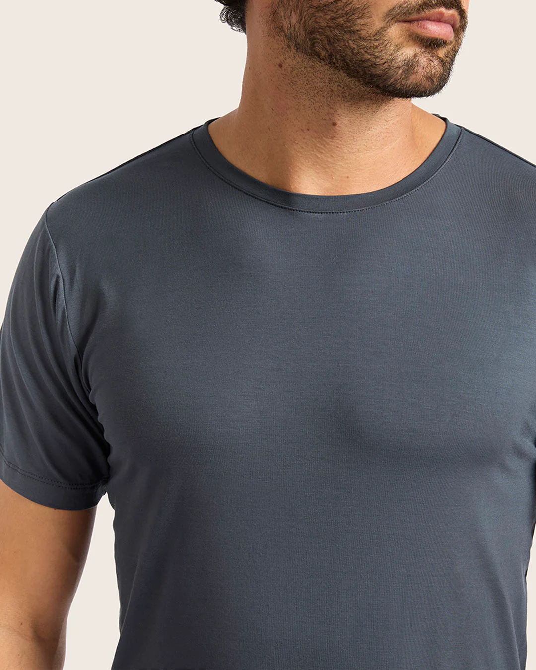 Men's Base Layer Crew Neck T-Shirt - Storm - Image 10