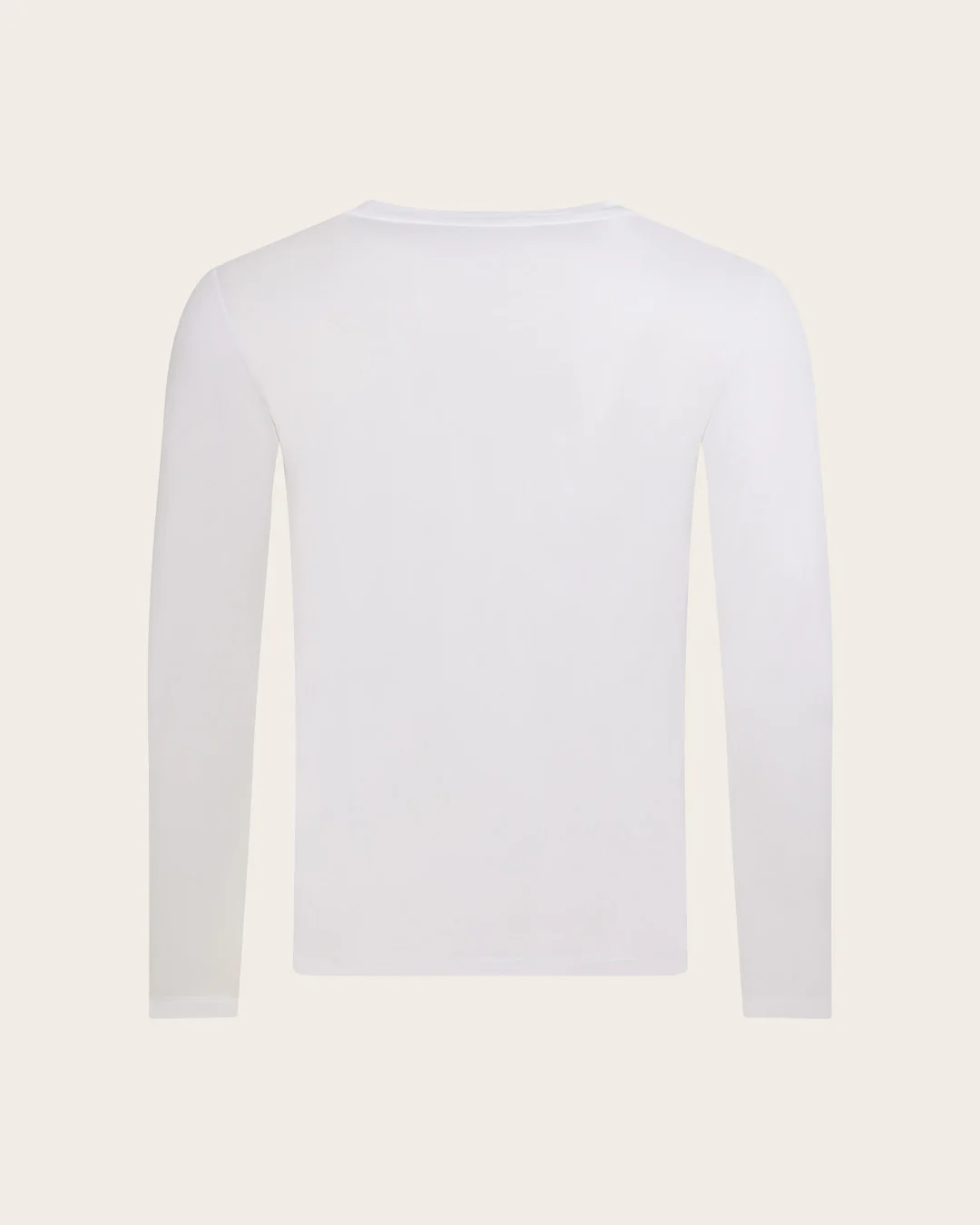 Men's Base Layer Long Sleeve Crew Neck T-Shirt - White - Image 11