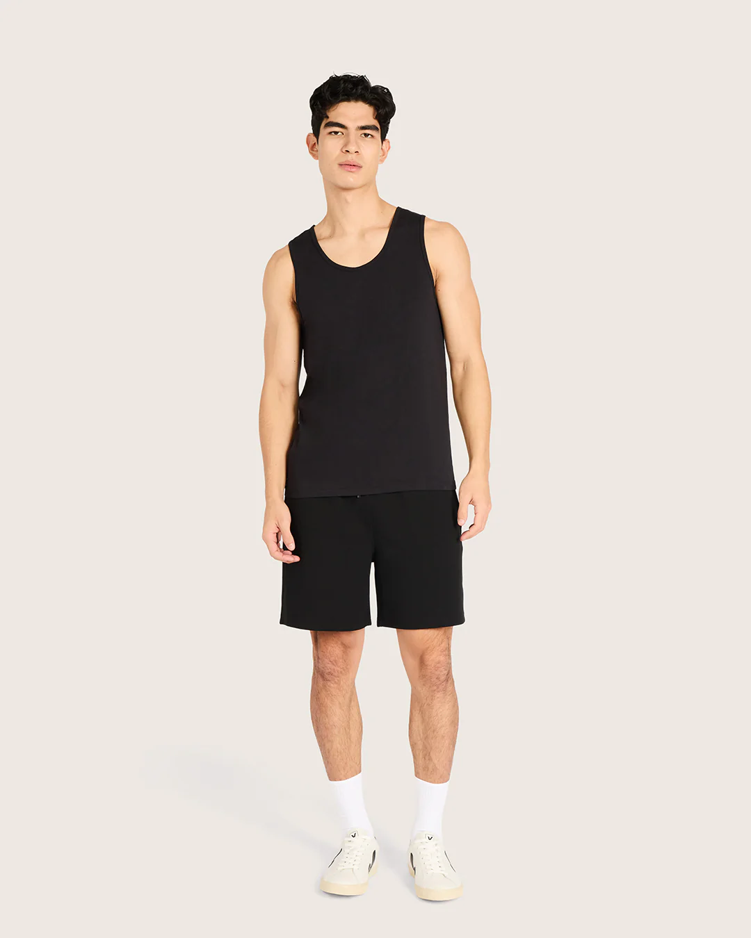 Men's Base Layer Tank Top - Black - Image 6