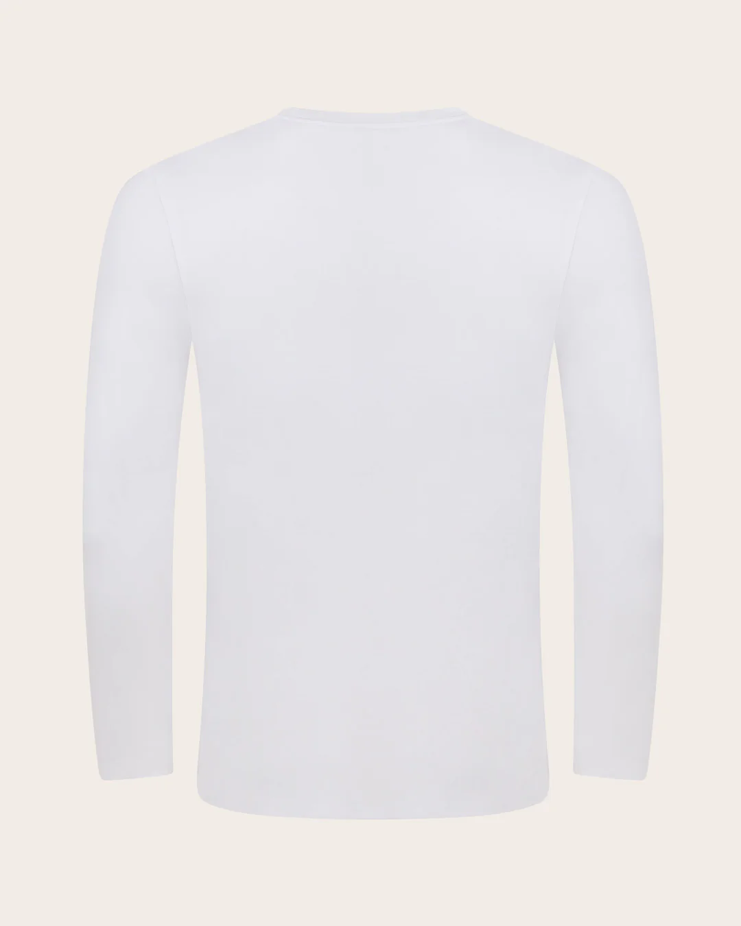 Men's Classic Long Sleeve T-Shirt - White - Image 14