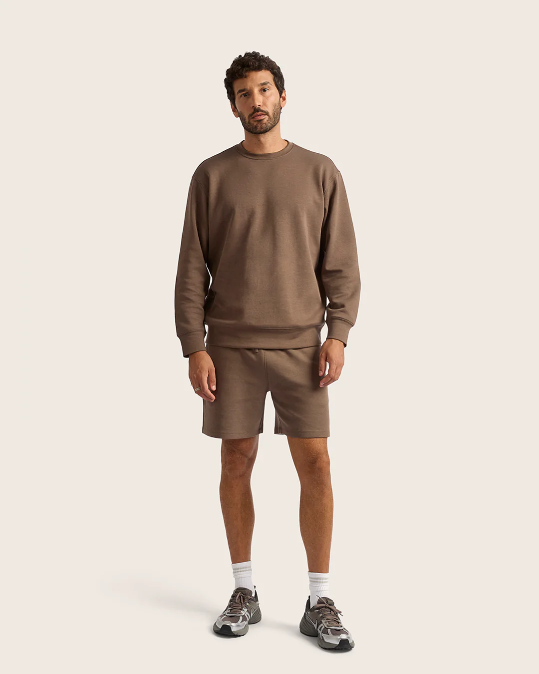 Men's Crew Neck Sweater - Oyster - Image 12