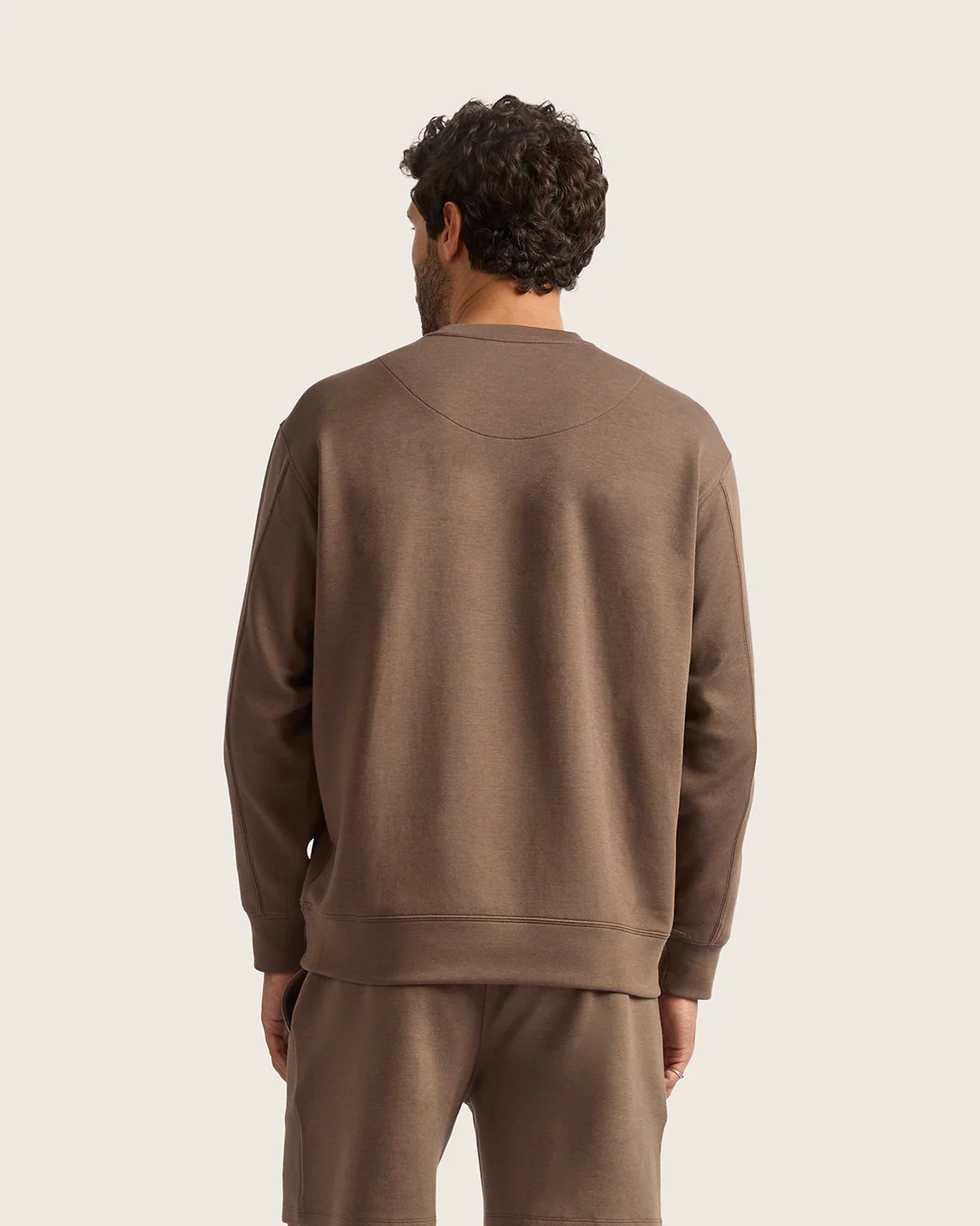 Men's Crew Neck Sweater - Oyster - Image 8