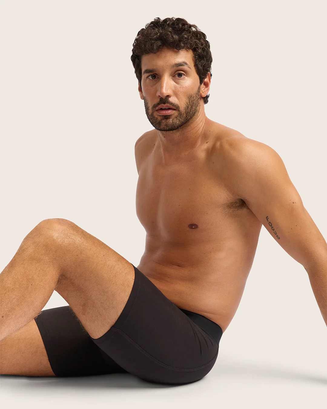 Men's Everyday Mid-Length Boxer Briefs - Black - Image 10