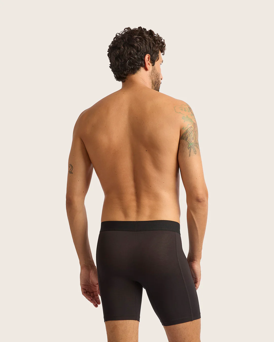 Men's Everyday Mid-Length Boxer Briefs - Black - Image 7