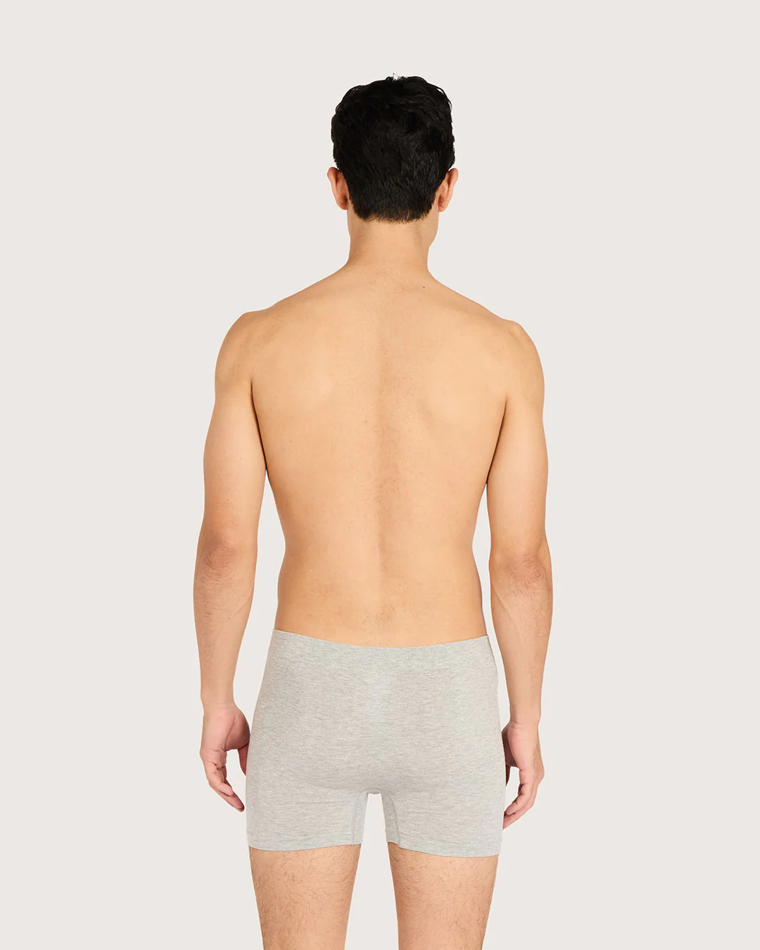 Men's Seamfree Boxer Briefs - Light Grey Marl - Image 2