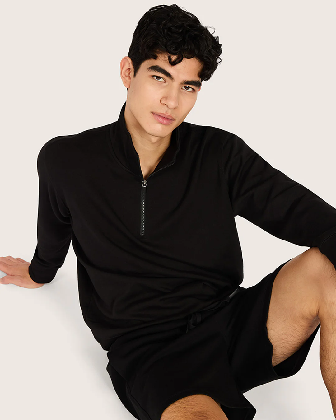 Men's Sweat Shorts 6" - Black - Image 5