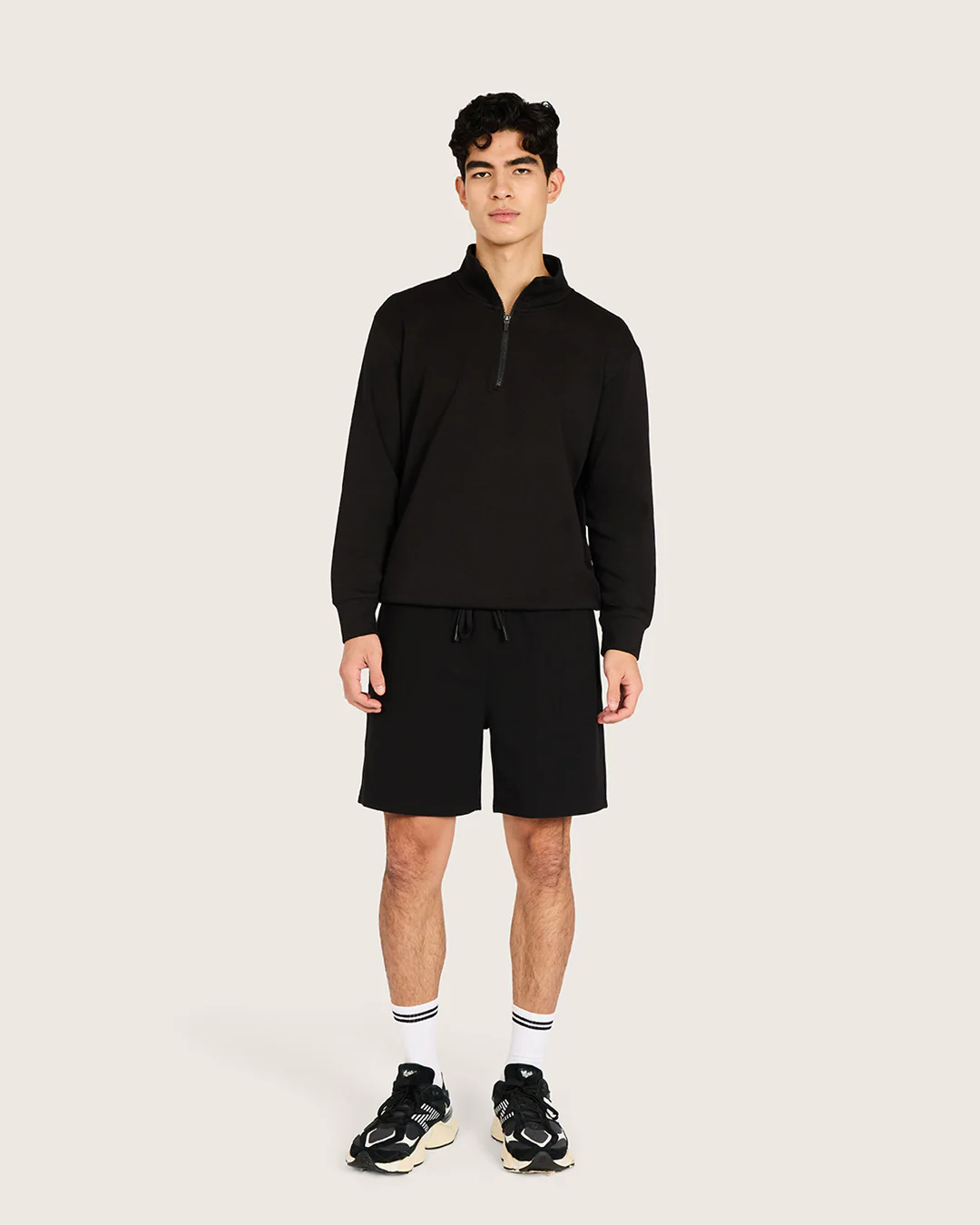 Men's Sweat Shorts 6" - Black - Image 6