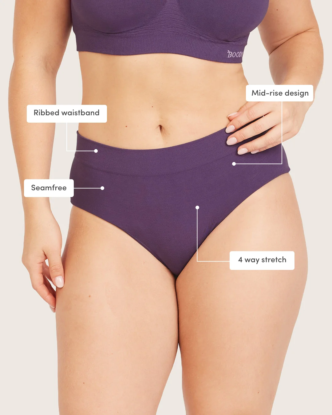 Midi Briefs - Amethyst - Image 15