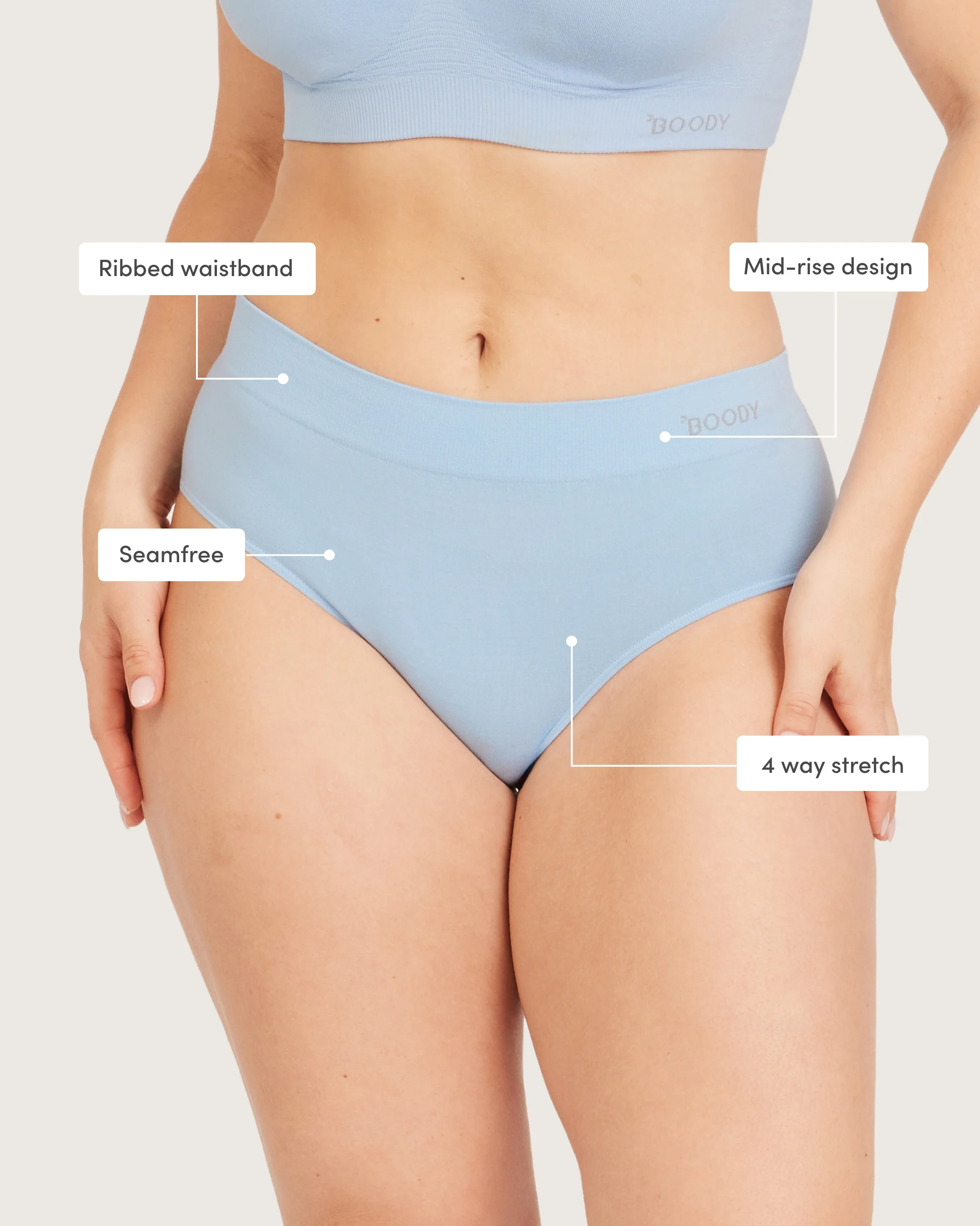 Midi Briefs - Sky Blue - Image 17