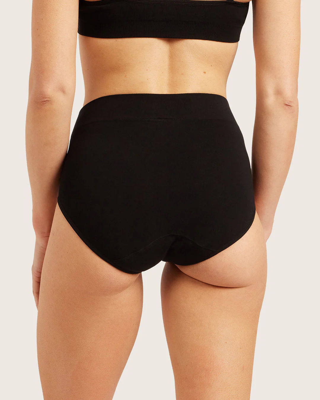 Period & Leak Proof - Full Briefs - Light - Moderate - Black - Image 2