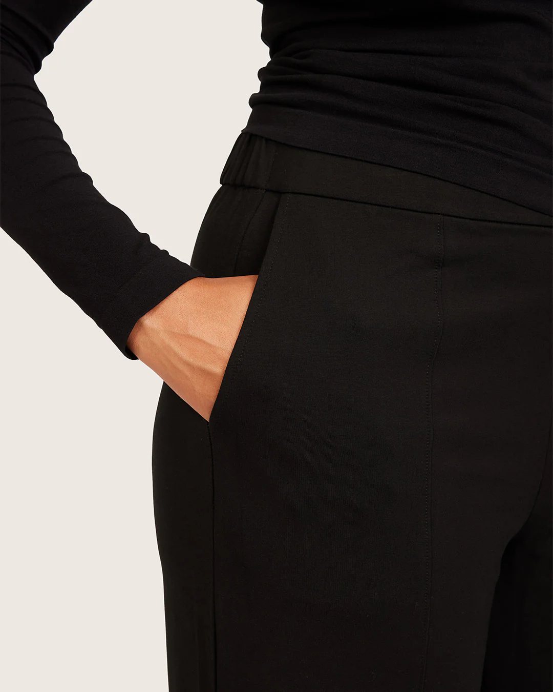 Relaxed Leg Pants - Regular - Black - Image 14