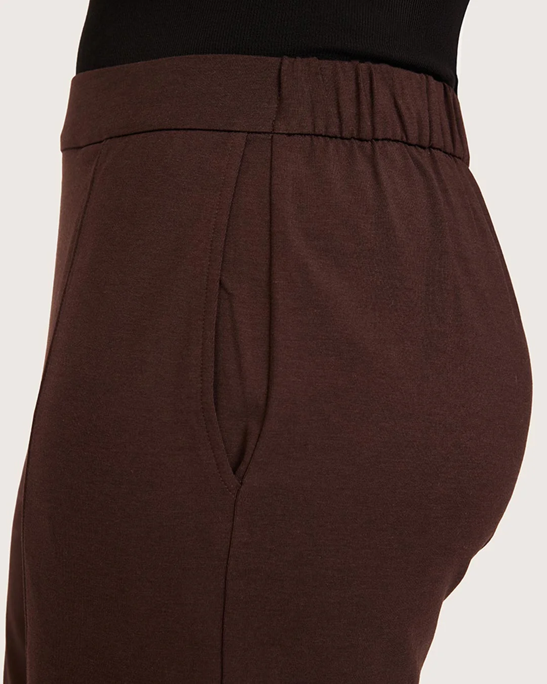 Relaxed Leg Pants - Short - Carob - Image 12