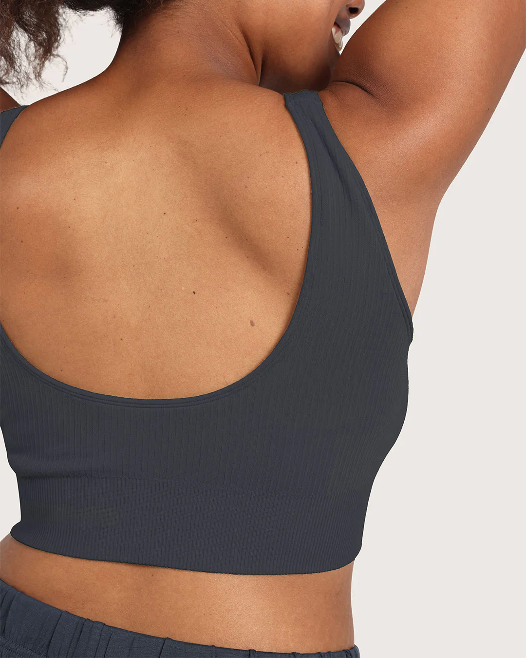 Ribbed Seamfree Crop - Storm - Image 11
