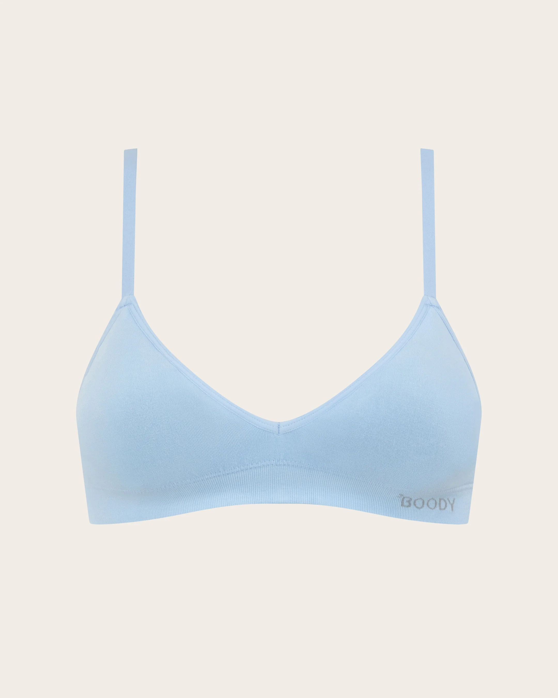 Wireless T-Shirt Bralette - Sky Blue - Image 7